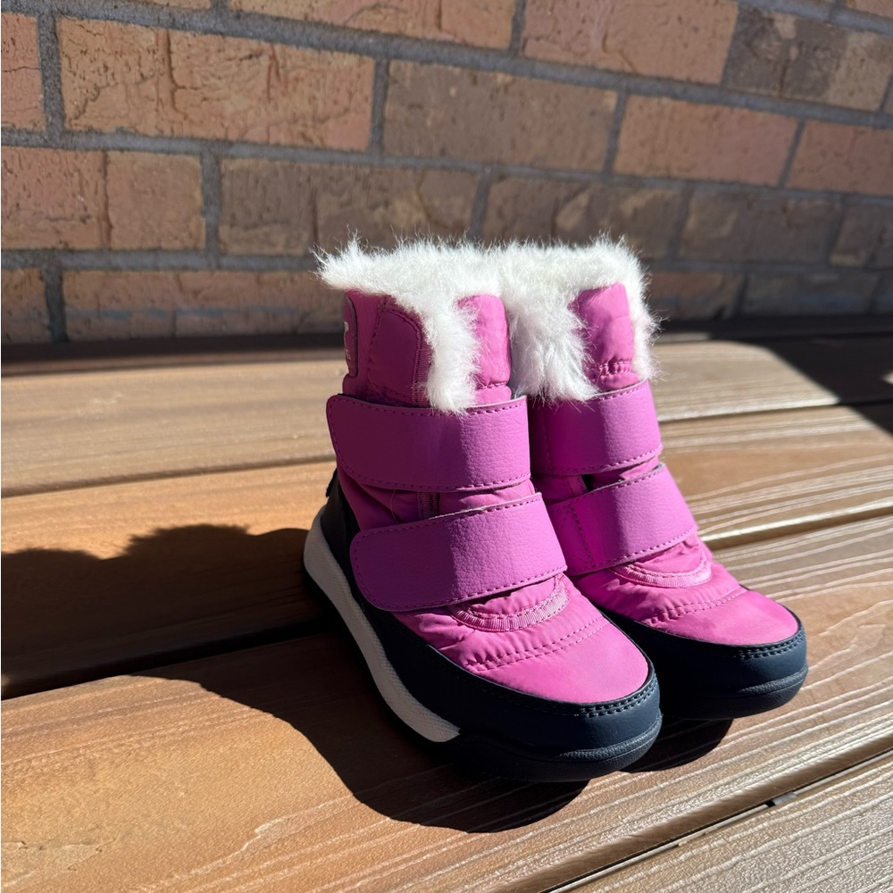 Pink Sorel Toddler Waterproof Insulated Boots - Size 8
